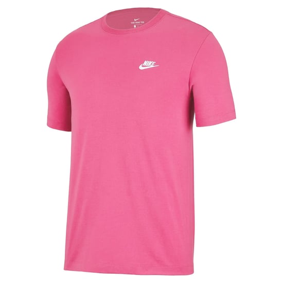 Nike Dark Pink Sportswear Club T Shirt - Image 5