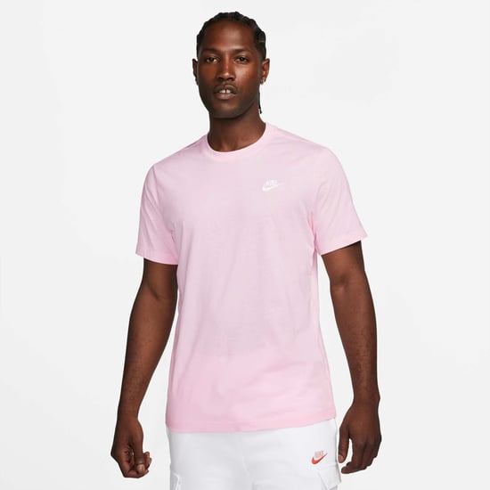 Nike Light Pink Sportswear Club T Shirt - Image 1