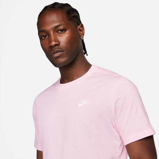 Nike Light Pink Sportswear Club T Shirt - Image 3