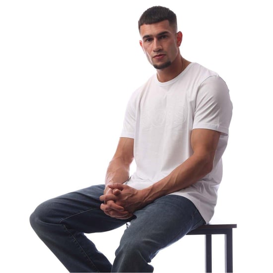 Boss Teebo T-Shirt för herrar (Vit) - Image 3