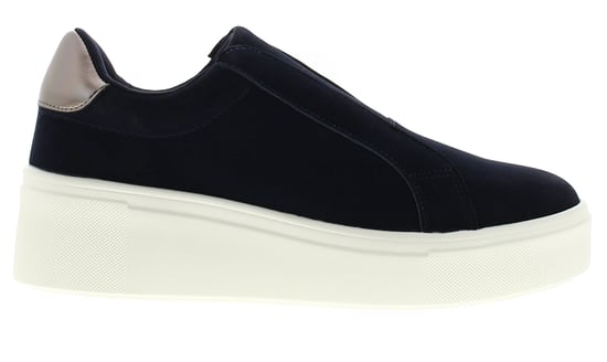 Womens Canvas Flatform Shoes Ultimate Slip On navy - Image 2