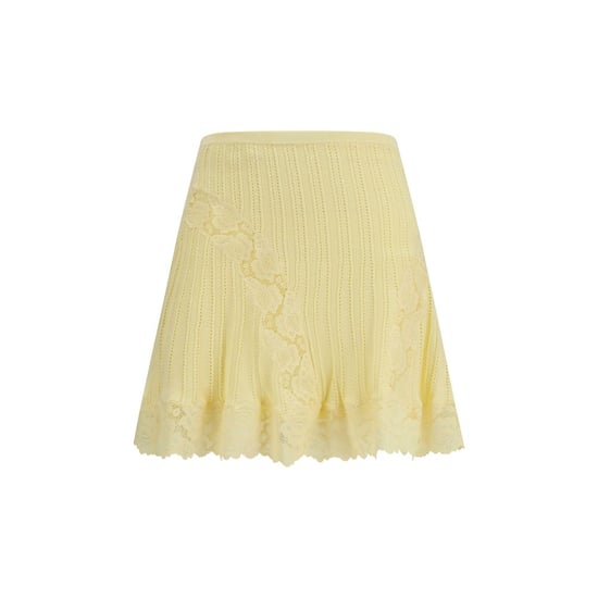 Self-Portrait Bicolor Viscose Mini Skirt - Image 1