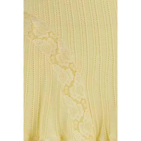 Self-Portrait Bicolor Viscose Mini Skirt - Image 3