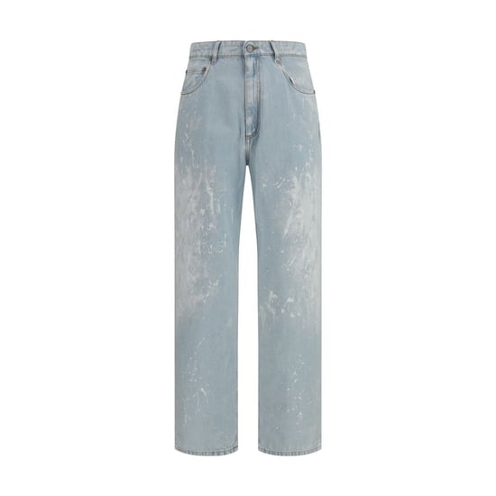 MM6 Blauw Katoenen Recht-Pijpen Jeans - Image 1