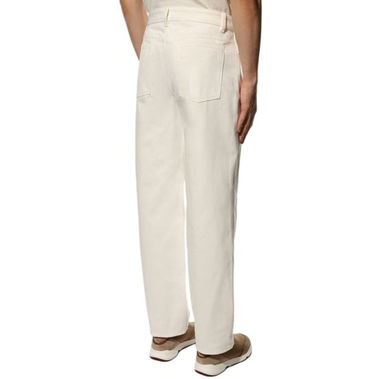 Jil Sander Vita Bomullsjeans Denim - Image 3