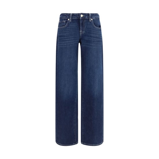 7FOR Blauwe Katoenen Rechttoe-Rechtaan Jeans - Image 1