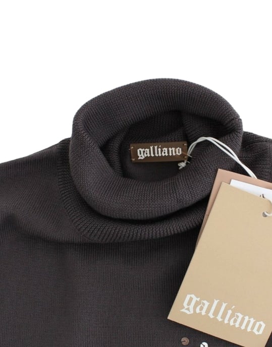 Galliano brun polotröja i bomull - Image 6