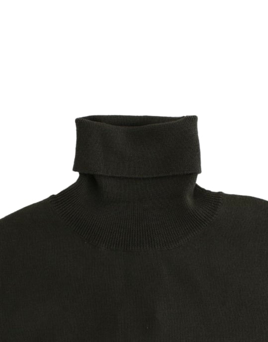 John Galliano grön ulltröja med polokrage - Image 6