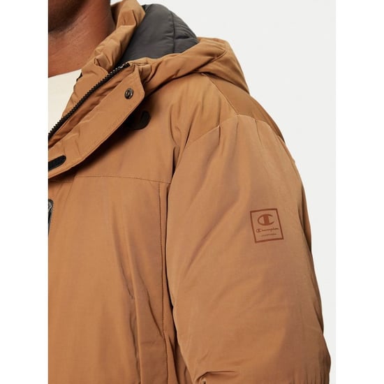 Champion Brown Polyester Parka - Image 5