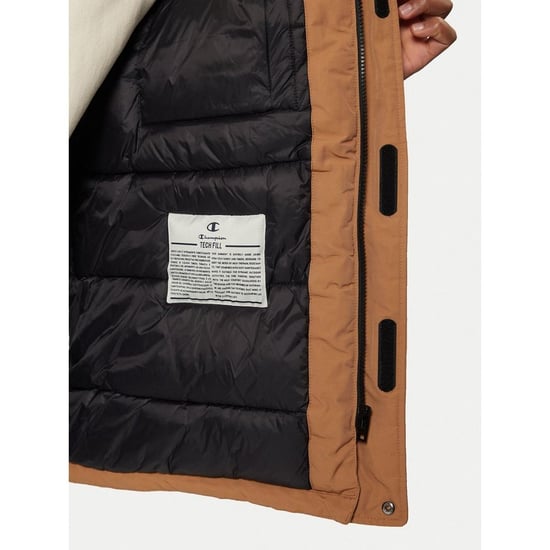 Champion Brown Polyester Parka - Image 6