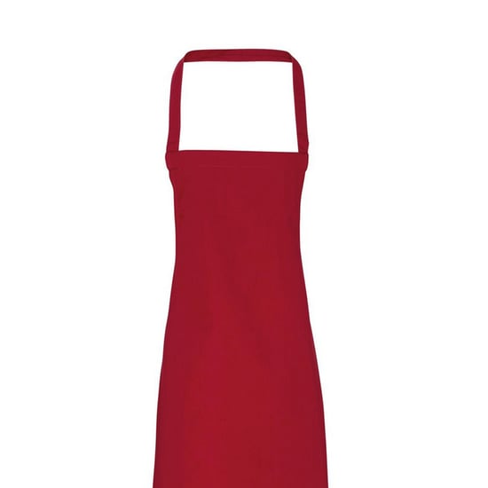 Premier Organic Cotton Bib Apron (Burgundy) - Image 2