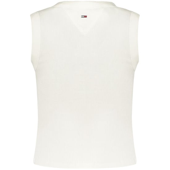 Tommy Hilfiger Witte Katoenen Dames Tanktop - Image 2