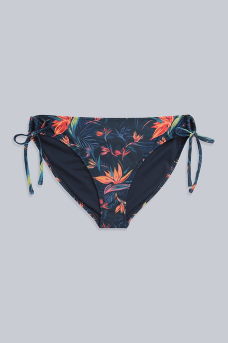 'Iona' Women's Tie Side Bikini Bottoms Chlorine Resistant Summer Swimwear Orange - Image 5
