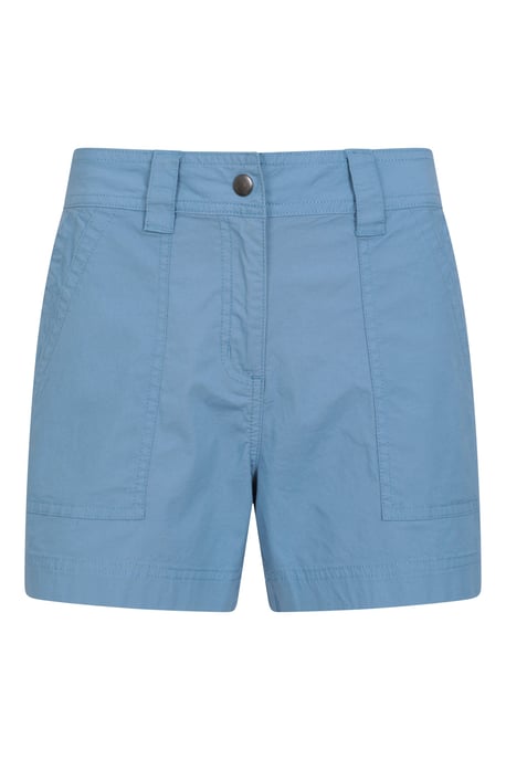 'Coast' Women's Shorty Shorts with Multiple Pockets Breathable Summer Bottoms Pale Blue - Image 1