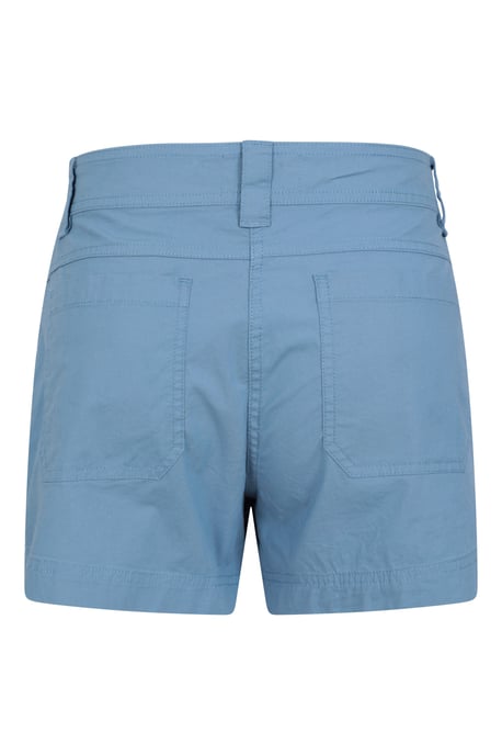 'Coast' Women's Shorty Shorts with Multiple Pockets Breathable Summer Bottoms Pale Blue - Image 3