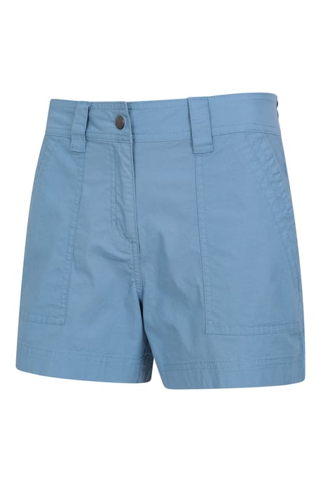 'Coast' Women's Shorty Shorts with Multiple Pockets Breathable Summer Bottoms Pale Blue - Image 4