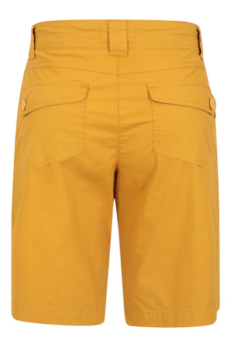 'Coast' Women's Shorts Sun Protection Stretchy Casual Bottoms Mustard - Image 5