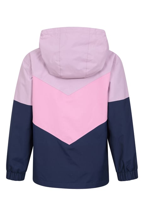 'Lightning' Kids 3 in 1 Waterproof Jacket Inner Fleece Full Zip Hood Winter Coat Dark Blue - Image 3