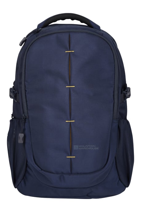 'Vic' Unisex Laptop Bag with Multiple Pockets Everyday Travel Backpack Mustard - Image 2