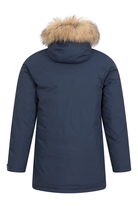 'Traverse' Men's Jacket Waterproof Breathable Warm Cosy Coat Navy - Image 4