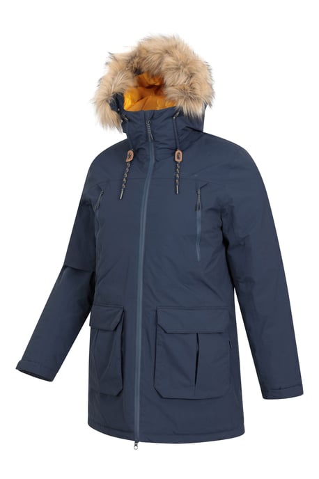'Traverse' Men's Jacket Waterproof Breathable Warm Cosy Coat Navy - Image 5