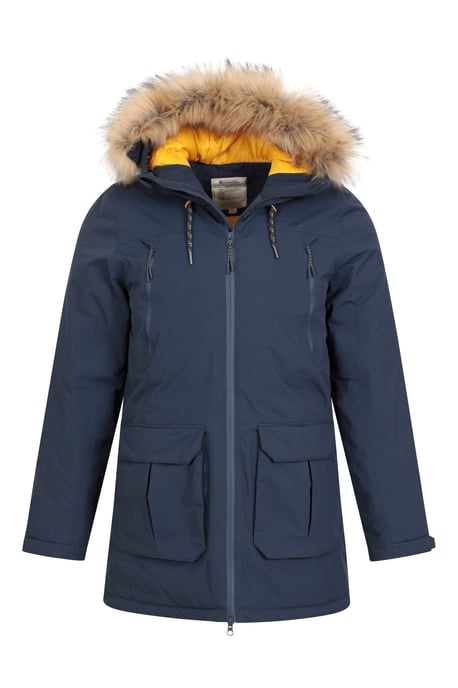 'Traverse' Men's Jacket Waterproof Breathable Warm Cosy Coat Navy - Image 6