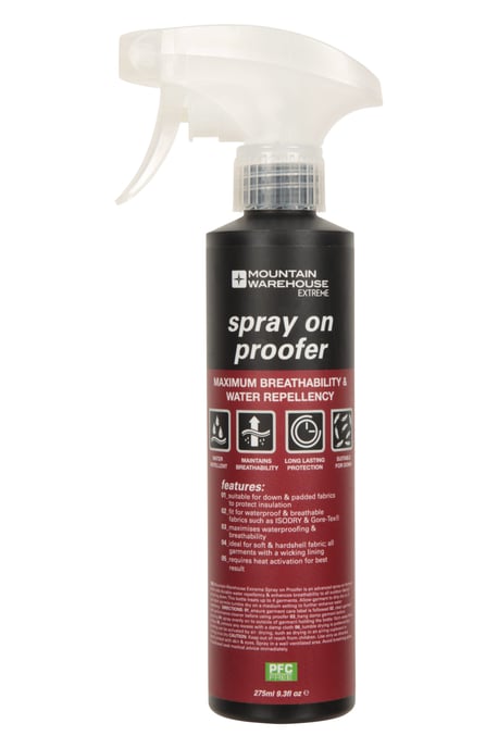 Spray On Proofer Outdoors Gear Water Repellent Spray - Image 1