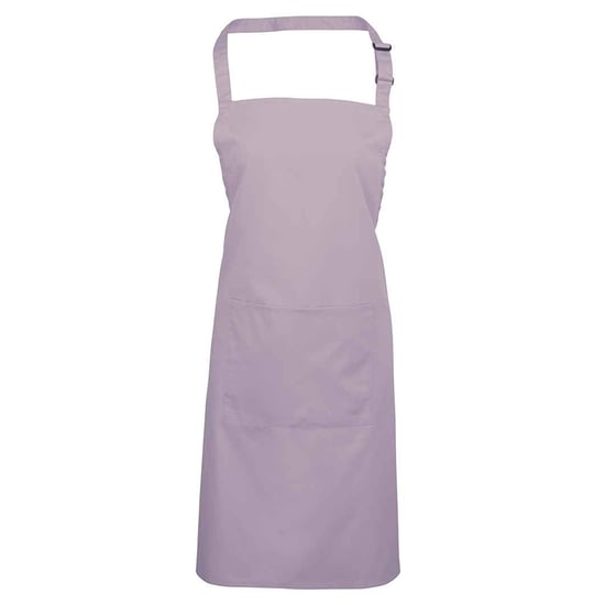 Premier Unisex Adult Colours Collection Pocket Bib Apron (Lilac) - Image 1