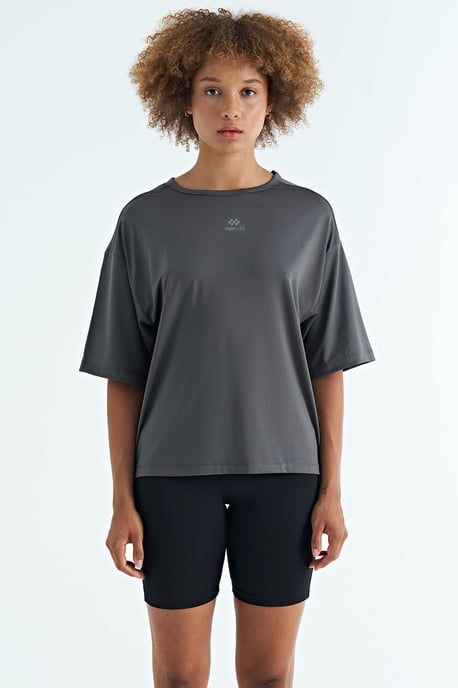 Överdimensionerad crew neck T-shirt - Image 2