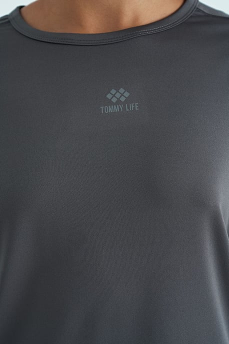 Överdimensionerad crew neck T-shirt - Image 4