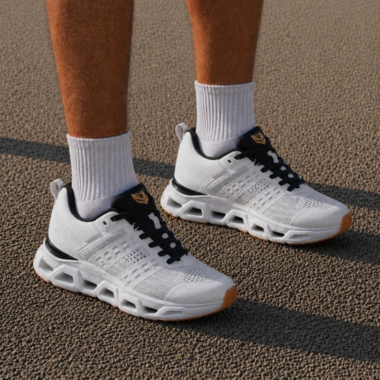 Q1905 Sneaker holten wit/ zwart/ oranje - Image 1