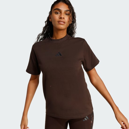 Seasonal Essentials Leopard Print T-Shirt with 3-Stripes - Image 4