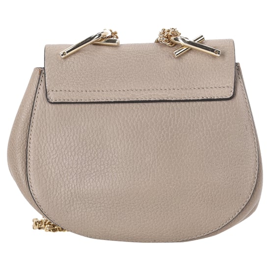 Chloé Pebbled Small Drew Bag in Beige Leather - Image 3
