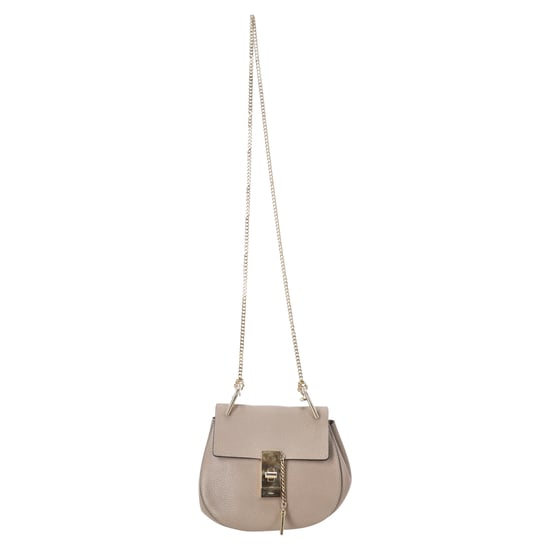Chloé Pebbled Small Drew Bag in Beige Leather - Image 6