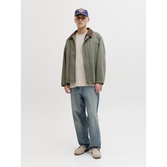 Jack & Jones jjebarron tee ss o-neck noos 12298906 moonbeam - Image 4