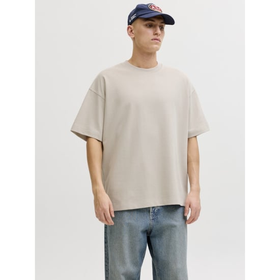 Jack & Jones jjebarron tee ss o-neck noos 12298906 moonbeam - Image 5