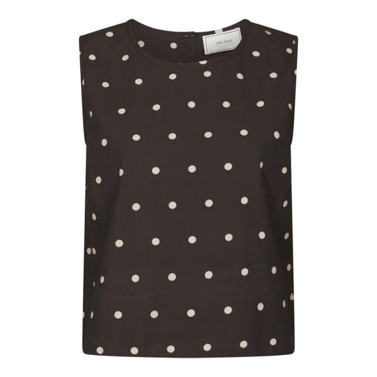Neo Noir polly dot top 169334 676 dark brown - Image 1