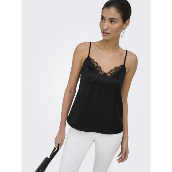 Only onlfaraya strap lace satin top wvn 15380254 - - Image 5
