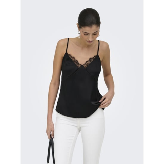 Only onlfaraya strap lace satin top wvn 15380254 - - Image 6