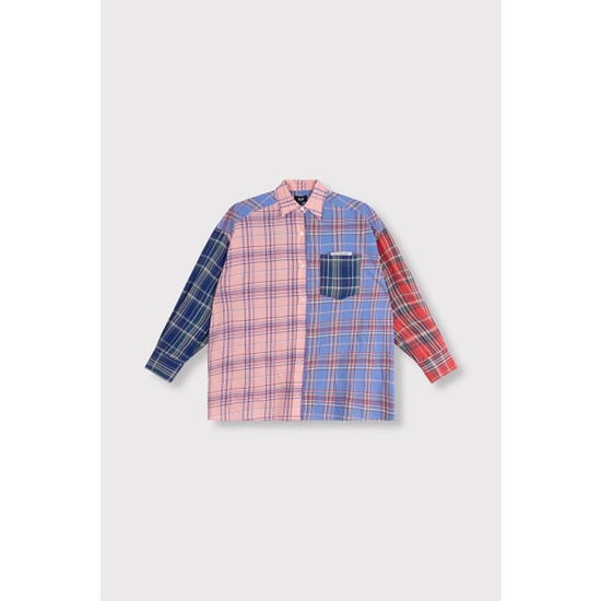 Alix The Label Check mix blouse - - Image 1
