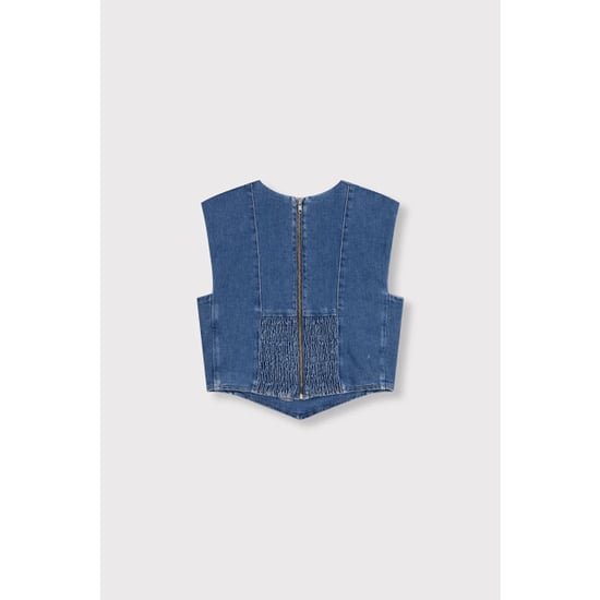 Alix The Label Denim corset top - - Image 3