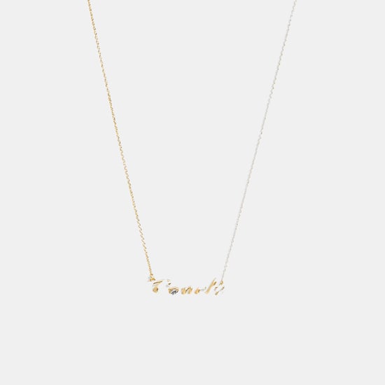 Logo Script Necklace - Image 1
