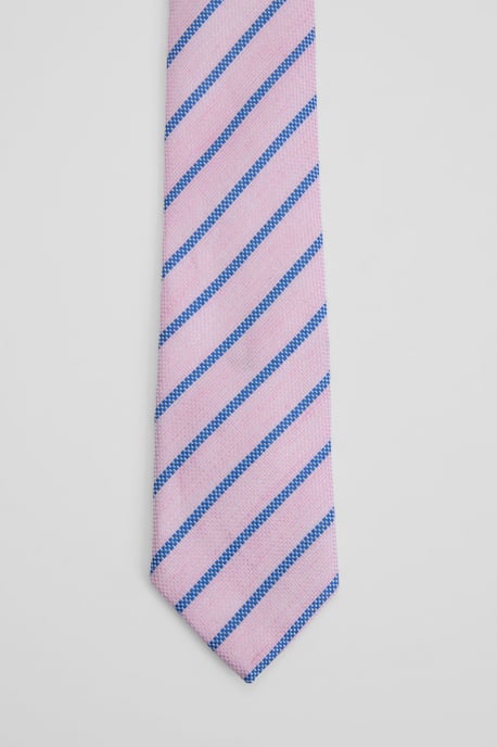 Pink Multi Stripe Tie - Image 3