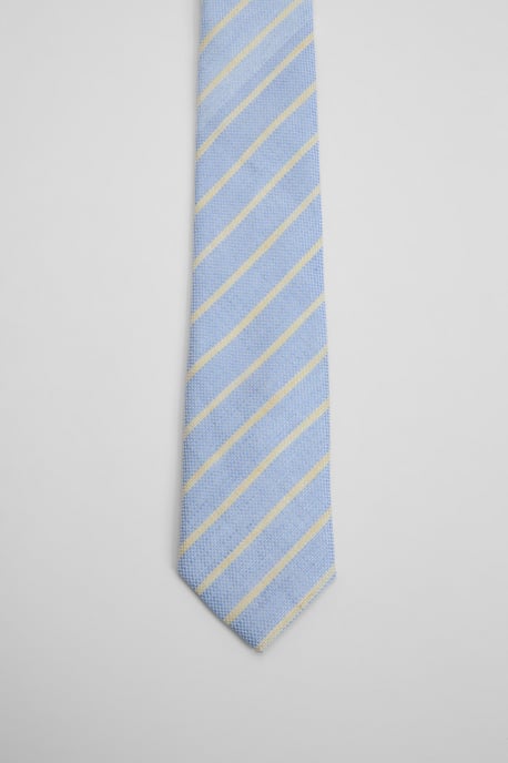 Light Blue Multi Stripe Tie - Image 2