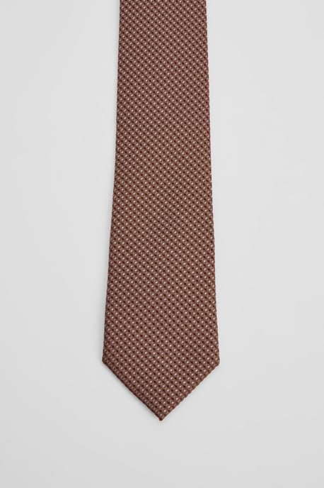 Light Brown Textured Tie - Image 3