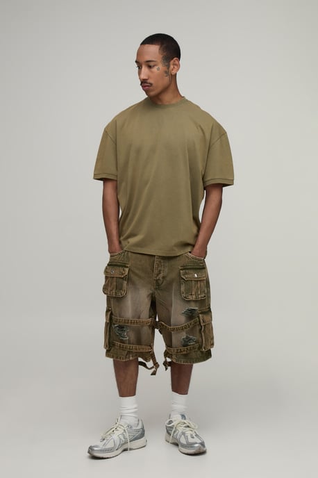 Essential Washed Oversized T-Shirt - Image 3