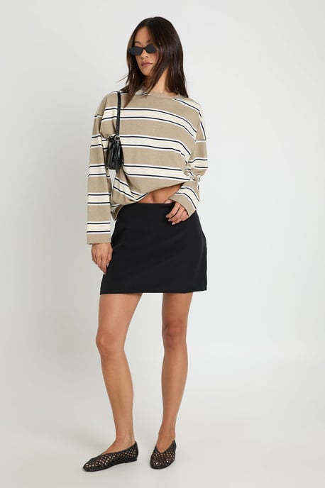 Tall Basic Woven Mini Skirt - Image 1