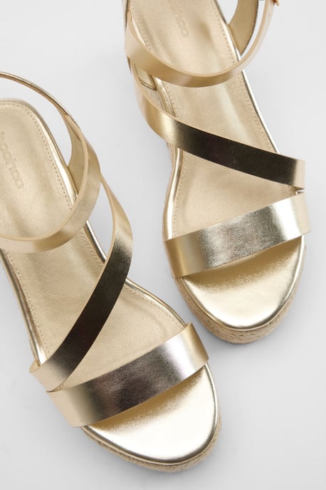 Asymmetric Espadrille Wedges - Image 5