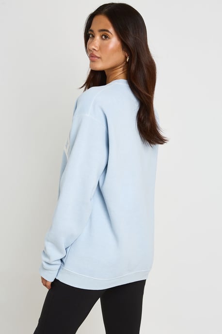 St Tropez Printed Washed Oversized Sweatshirt - Image 2
