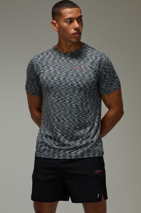 Man Active Neon T-shirt and Short Set - Image 1